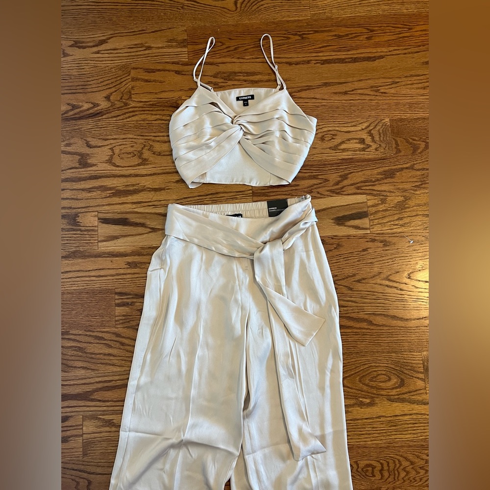 Satin Two-Piece Set
